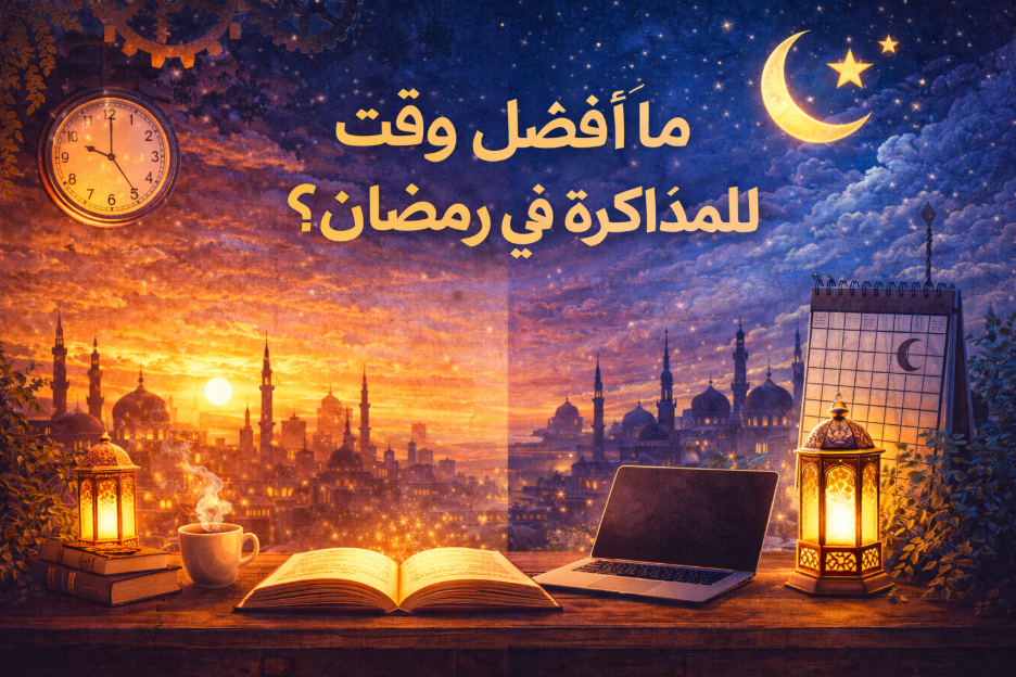 ما هو أفضل وقت للمذاكرة في رمضان؟ 